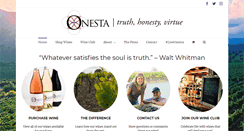 Desktop Screenshot of onestawines.com